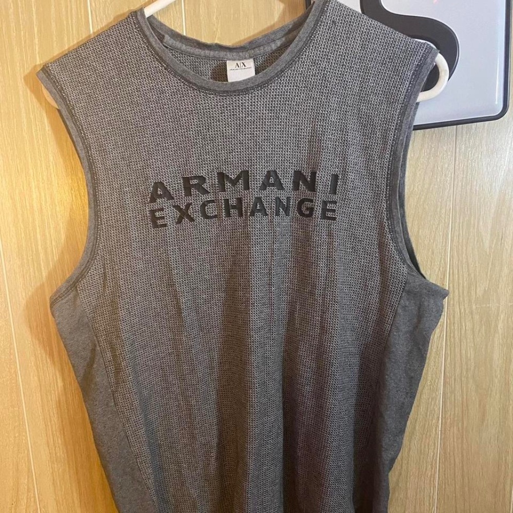 vintage armani exchange muscle tank | men’s L